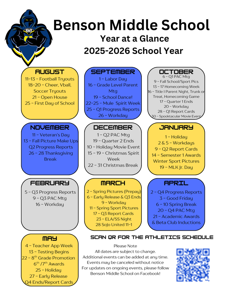 25-26 Year At a Glance