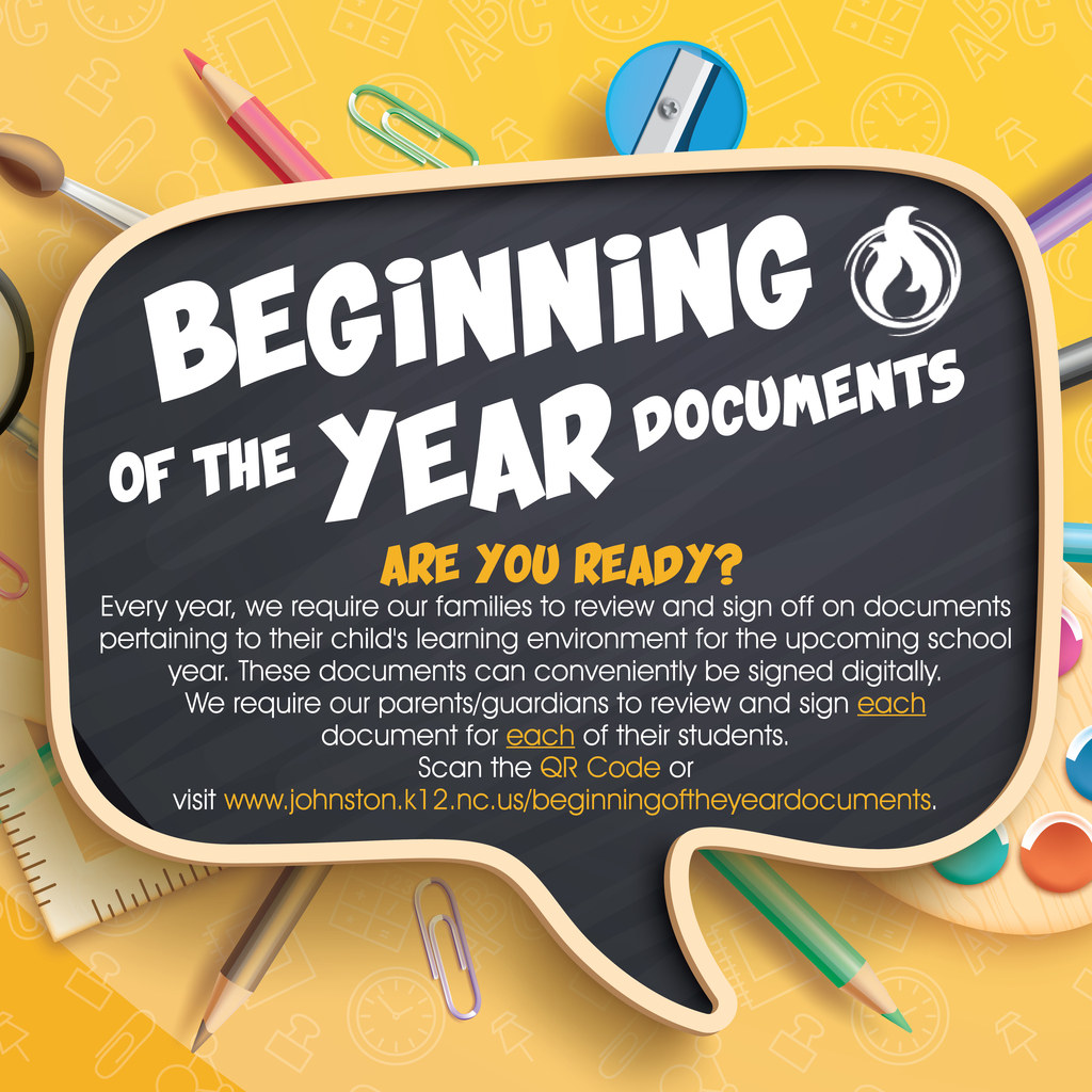 Beginning of the Year Documents