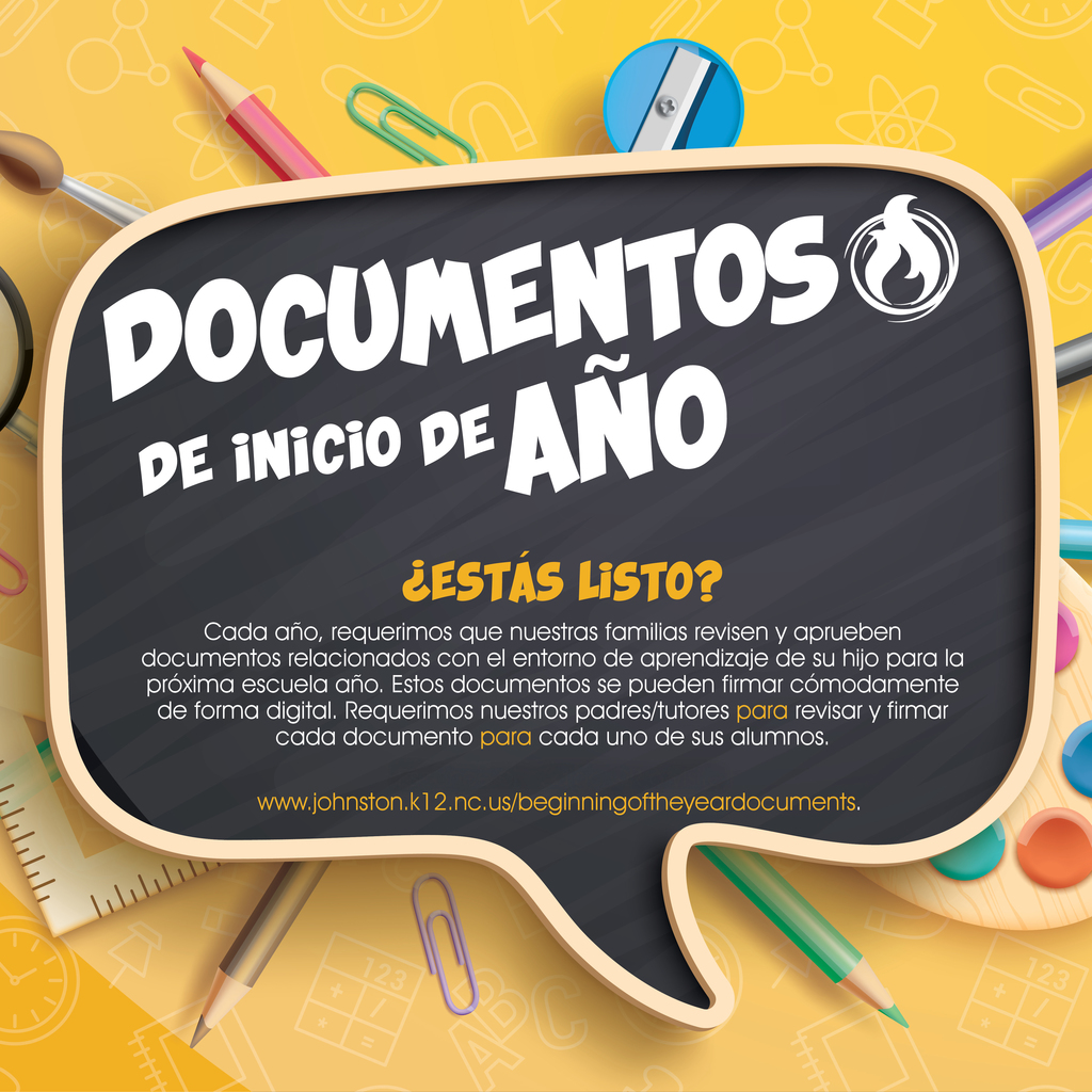 Beginning of the Year Documents