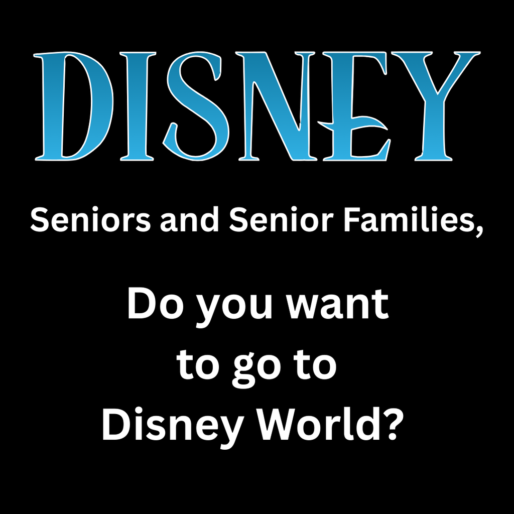 Seniors and Senior Families, Do you want to go to disney world? (1080 x 1350 px)