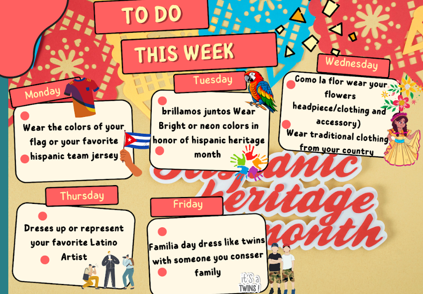 Hispanic Heritage Spirit Week