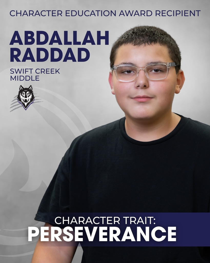 Abdallah Raddad Character Education Award Recipient