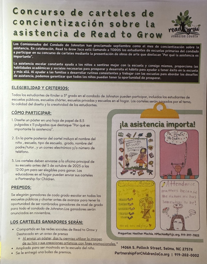 attendance poster contest
