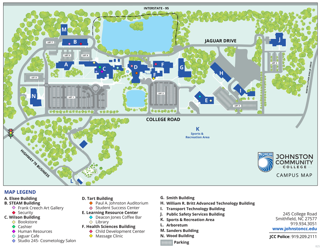 JCC Campus Map