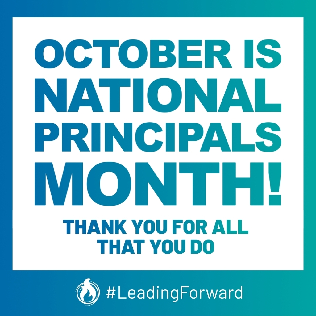 October is national principals Month