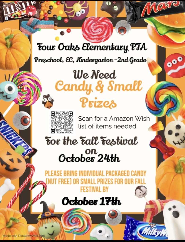 Candy and small toy donations needed for Fall Festival