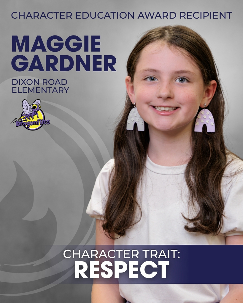 Maggie Gardner Character Education Award Recipient