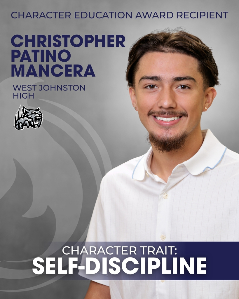 Christopher Patino Mancera Character Education Award Recipient