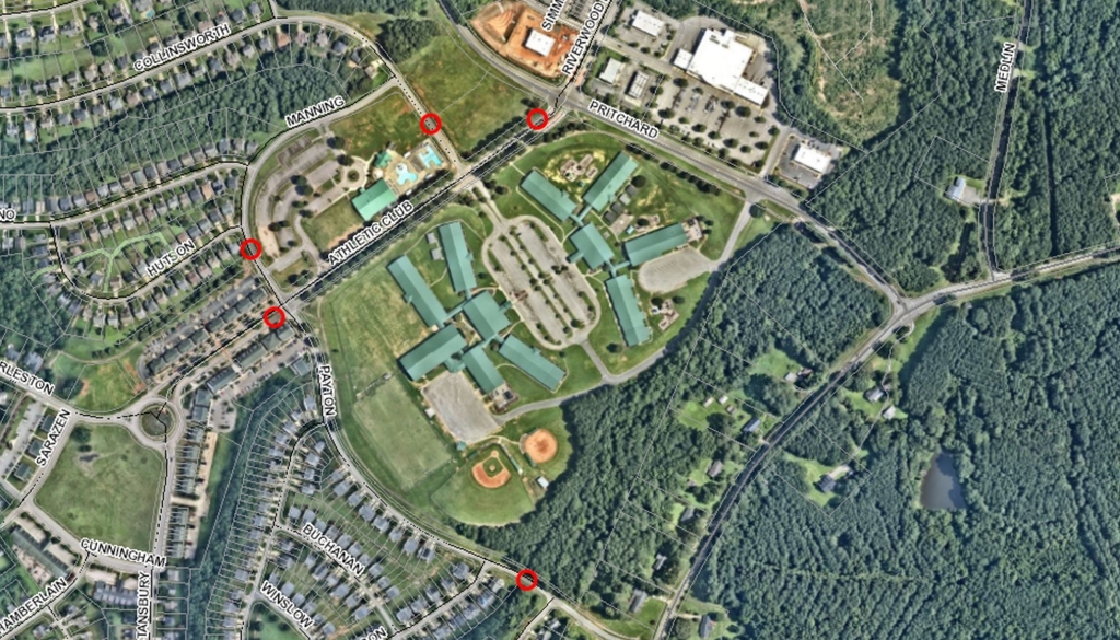 Riverwood Elementary & Middle School Zone Marking Schedule