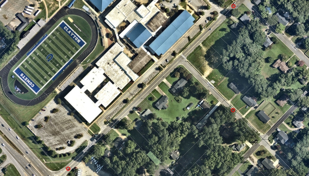 Clayton High School Zone Marking Schedule