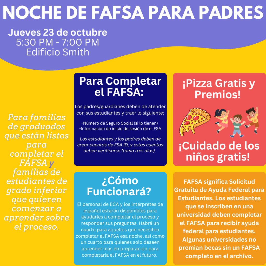 FAFSA Night Oct. 23