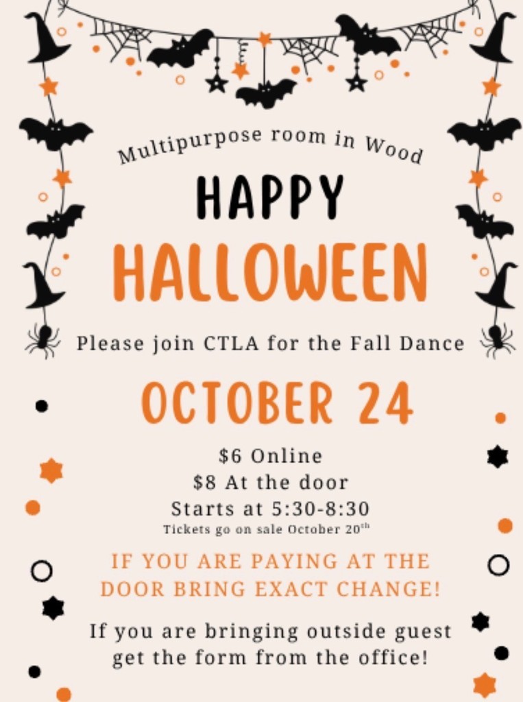 Fall Dance information.