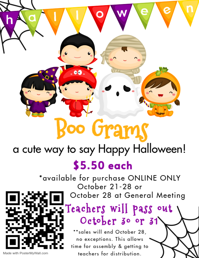PTA is selling Boo Grams!