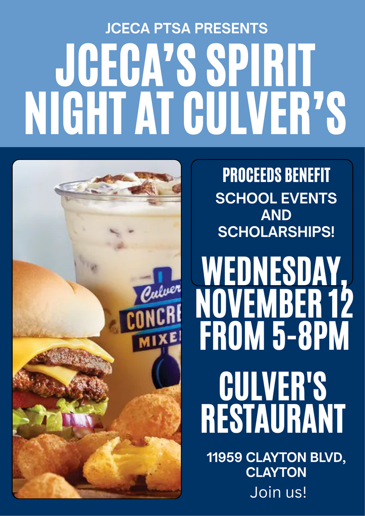 Culver's Spirit Night Nov. 12
