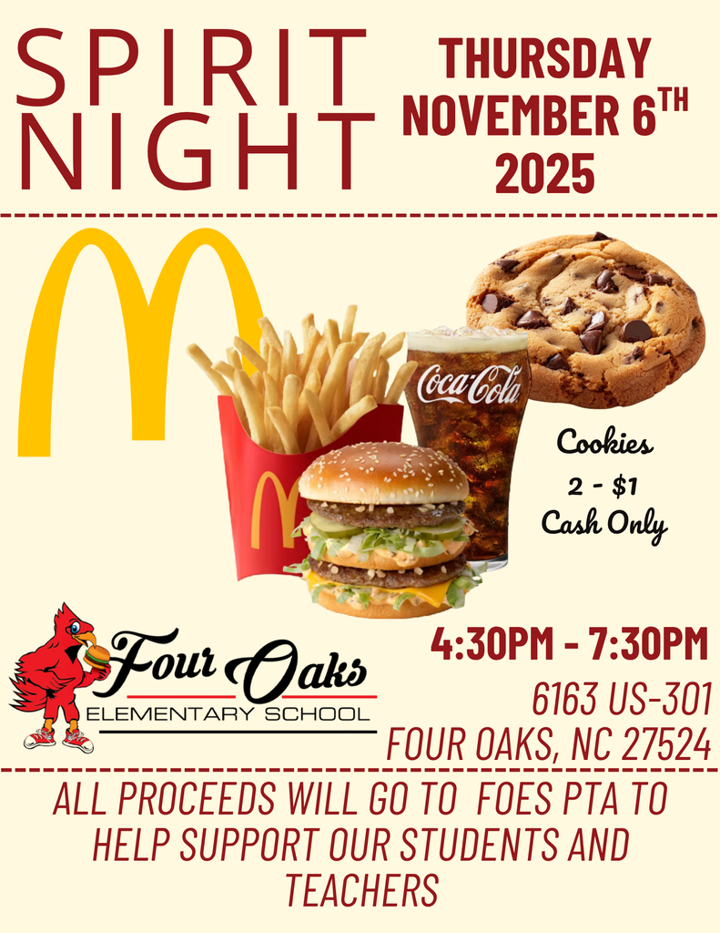 McDonald's Spirit Night Flyer