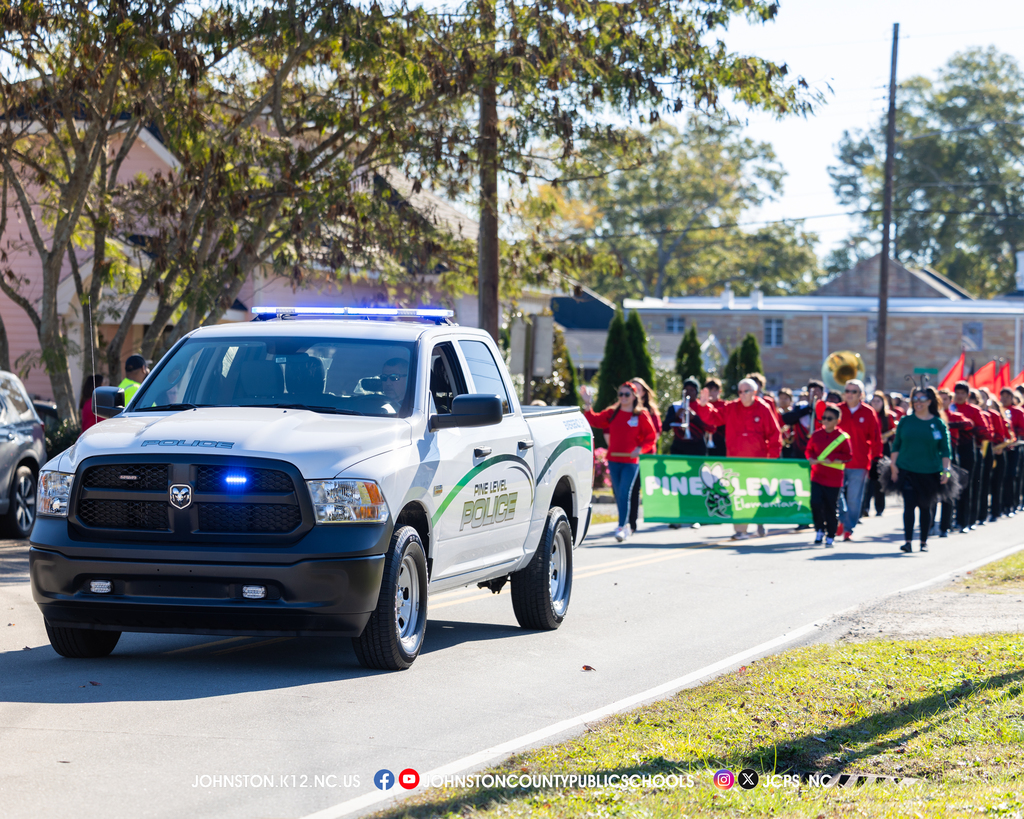 Red Ribbon Parade At Pine Level Elementary