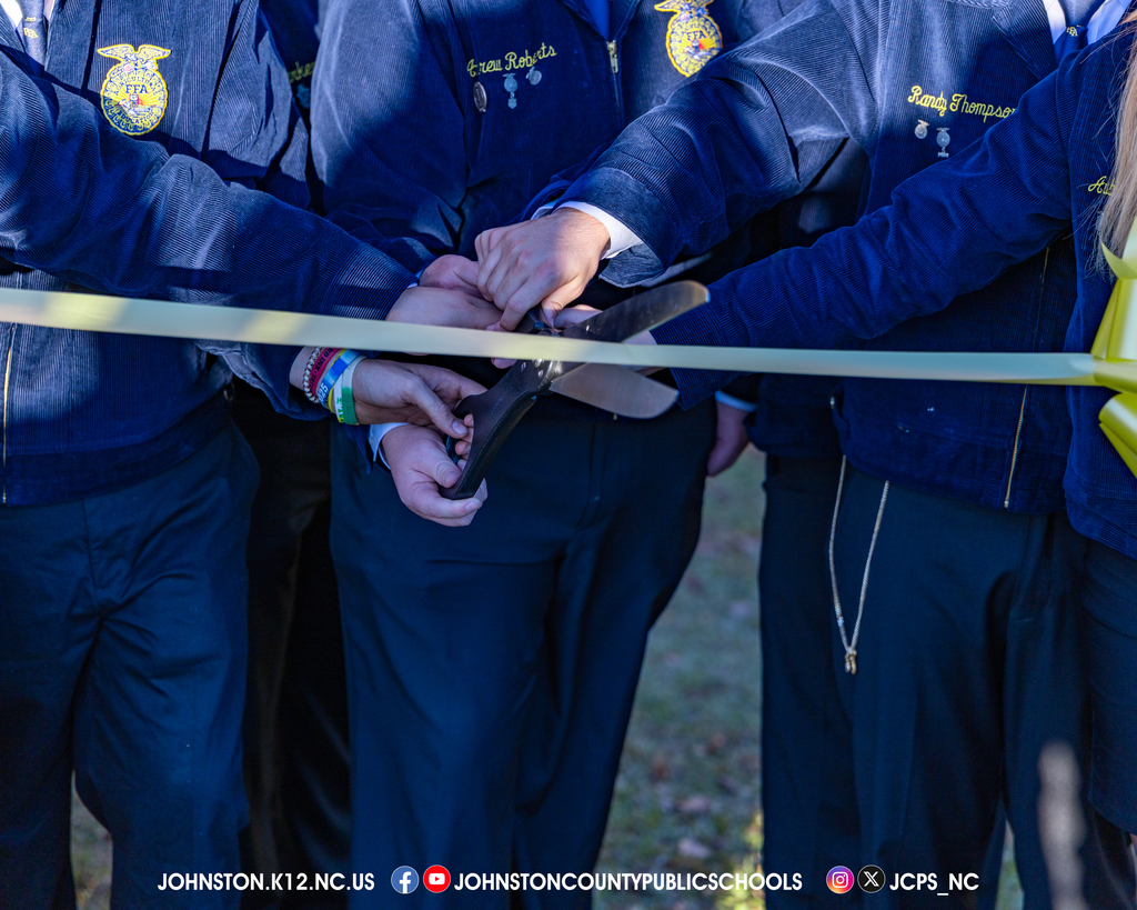 SJHS FFA Nature Trail Ribbon Cutting Ceremony