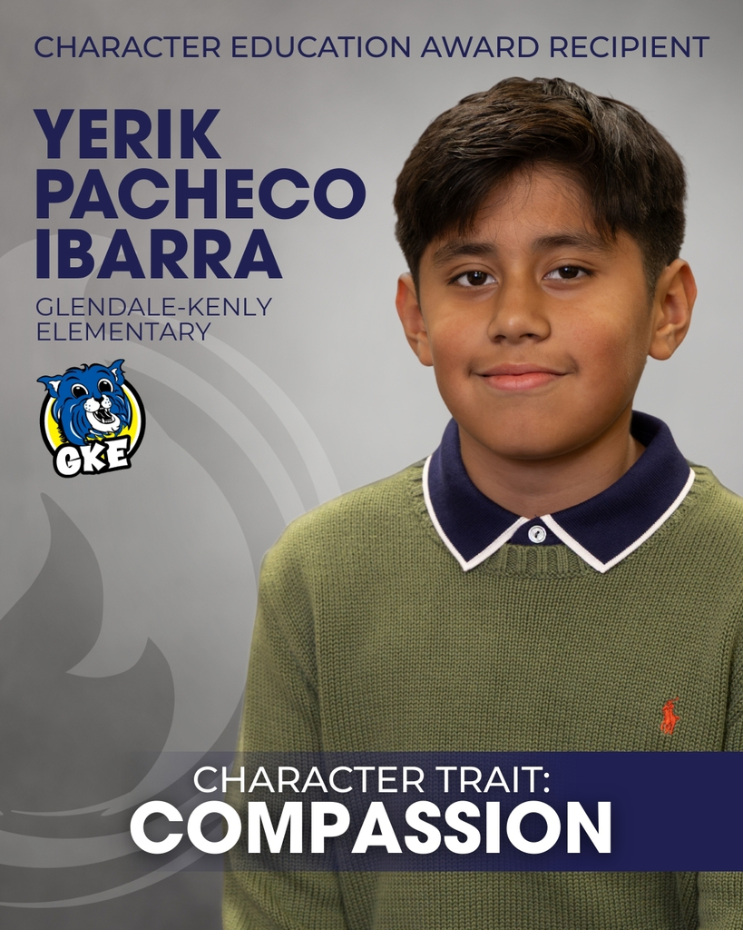 Character Education Award Recipient, Yerik Pacheco Ibarra
