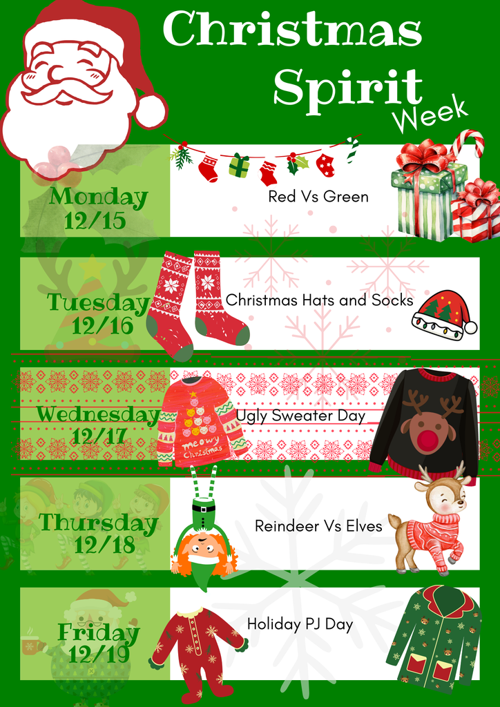 Christmas Spirit Week