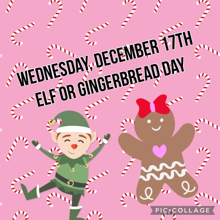 elf or gingerbread day
