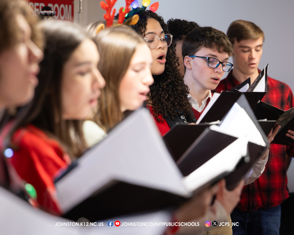 Clayton High Chorus Visits A.G. Glenn Building