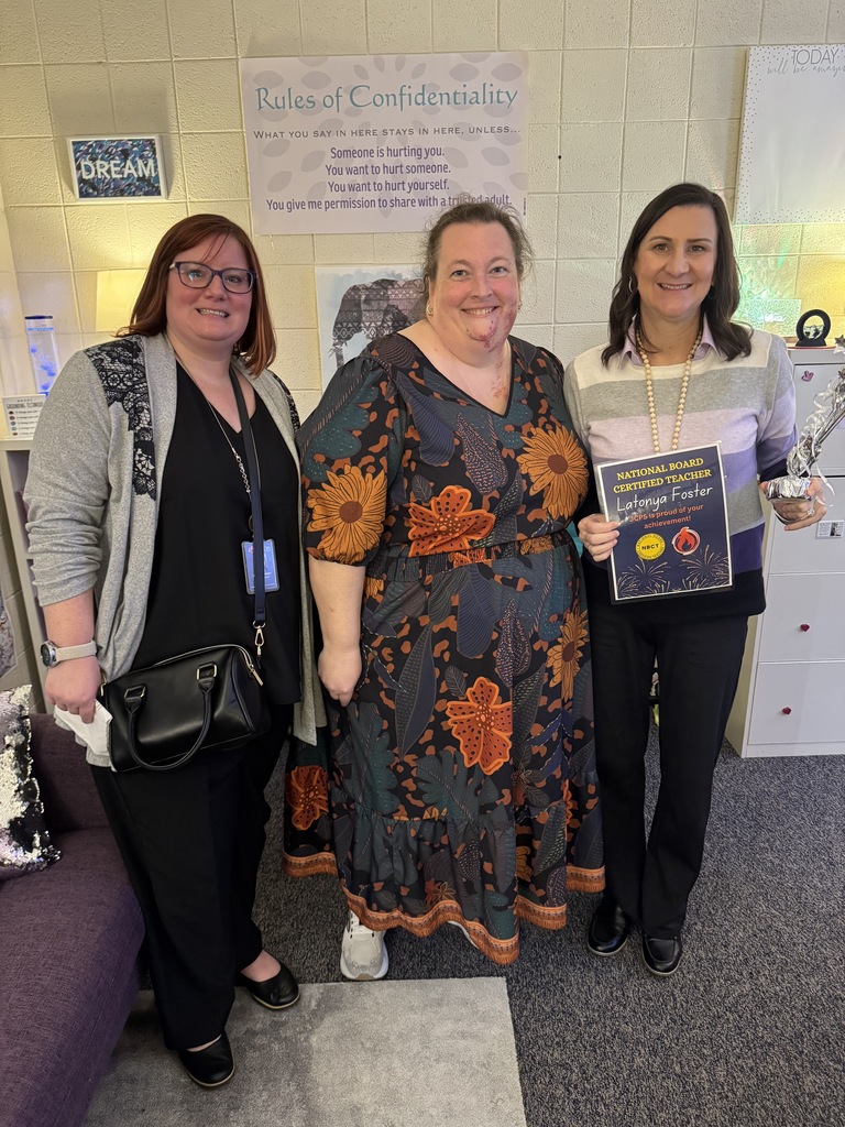 Ms. Bishop, Ms. Pearce, Mrs. Foster (NBCT)