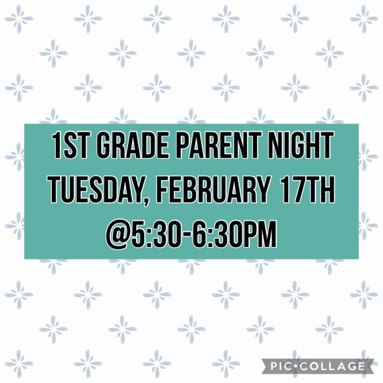 1st grade parent night