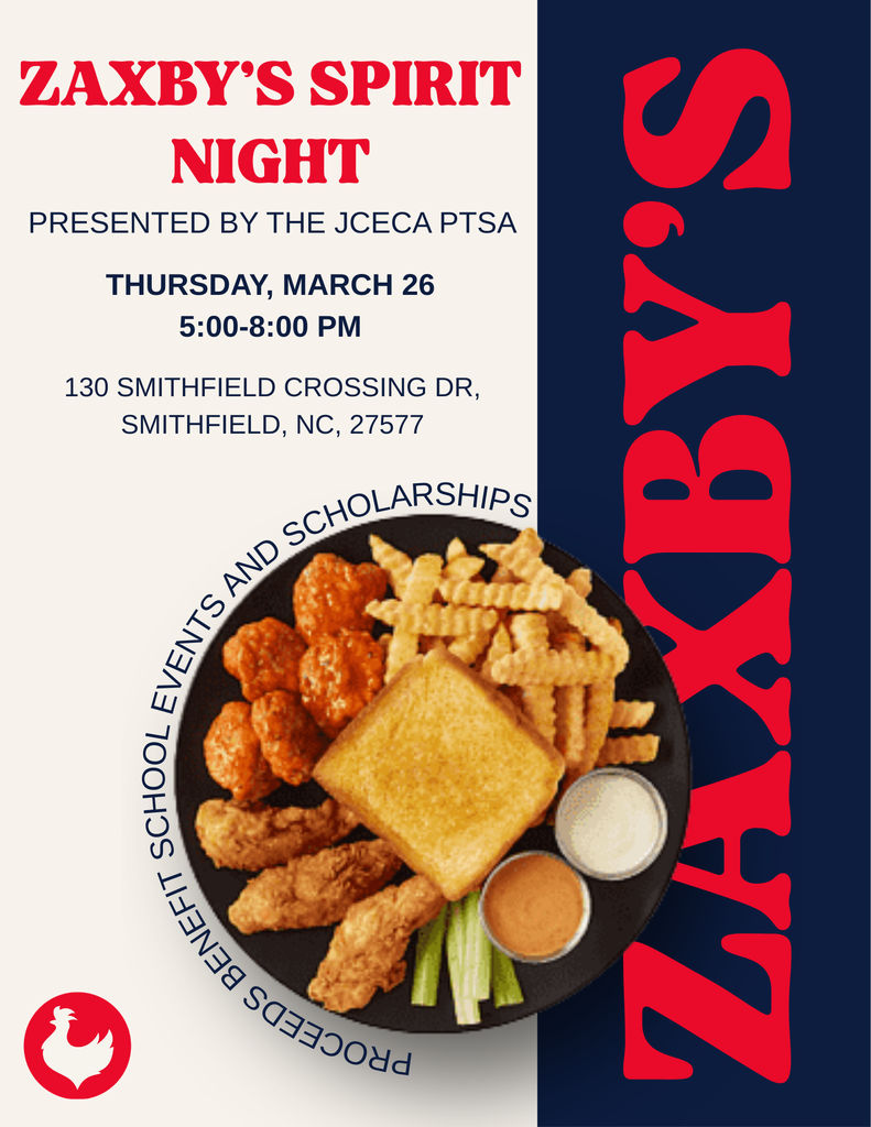 Zaxby's Spirit Night March 26