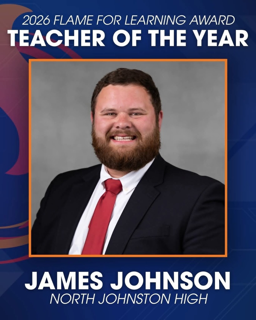 James Johnson is teacher of the year 