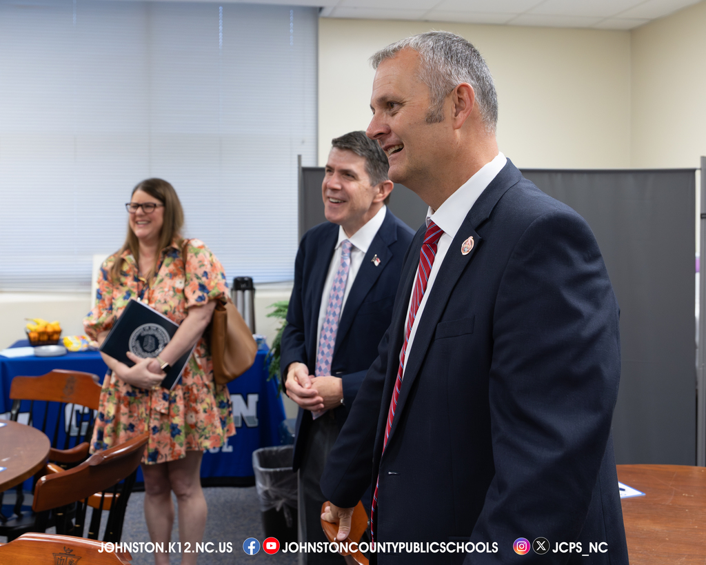 NC State Treasurer Brad Briner visits Clayton High