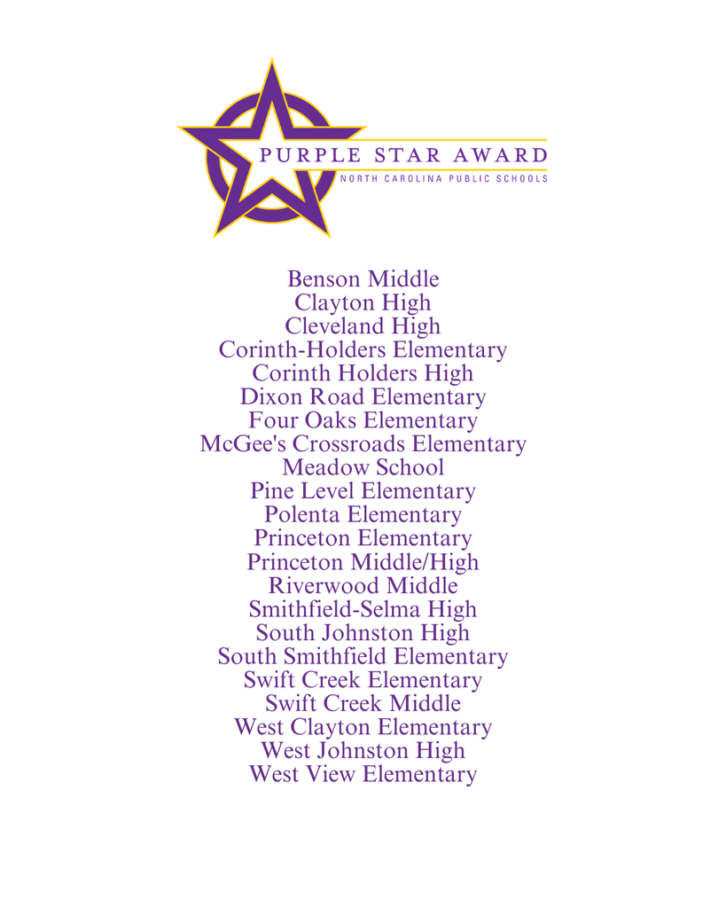 Purple Star Award