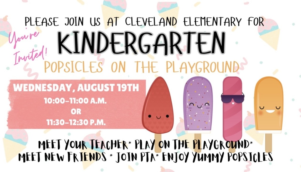 Kindergarten popsicles on playground