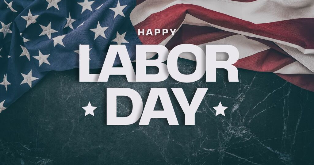 labory day graphic, no school September 7