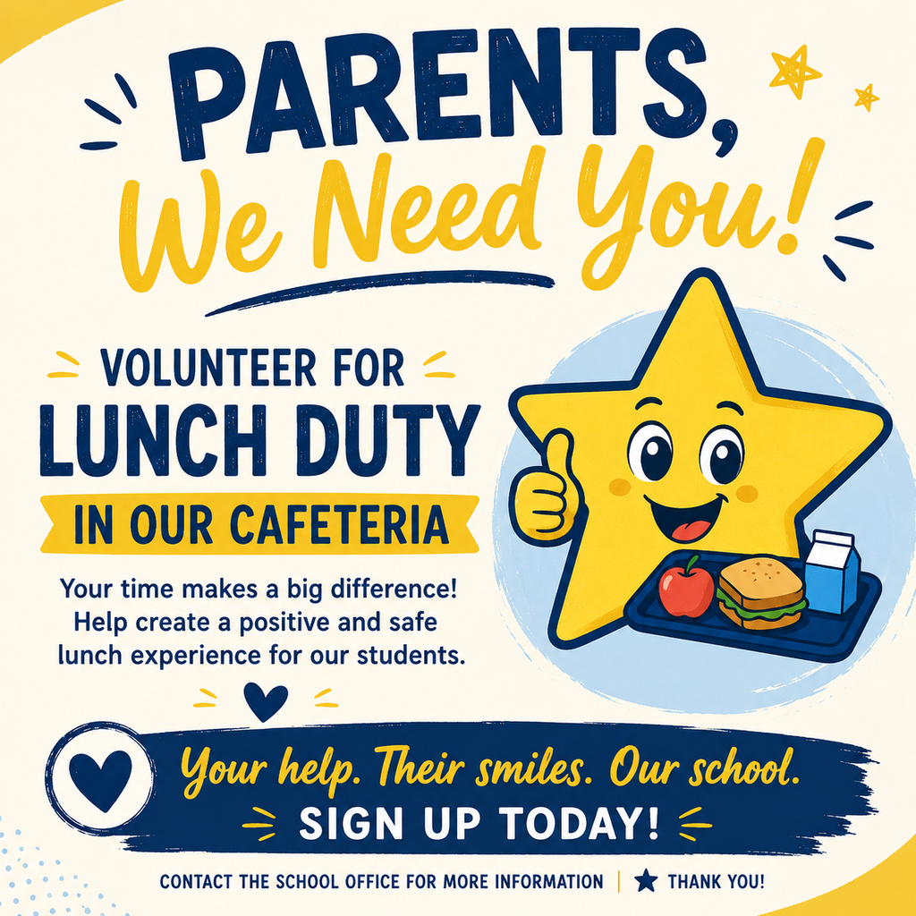 Lunch duty volunteer form