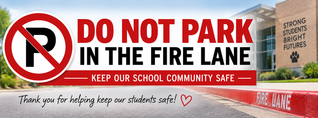 Do not park in the fire lane.