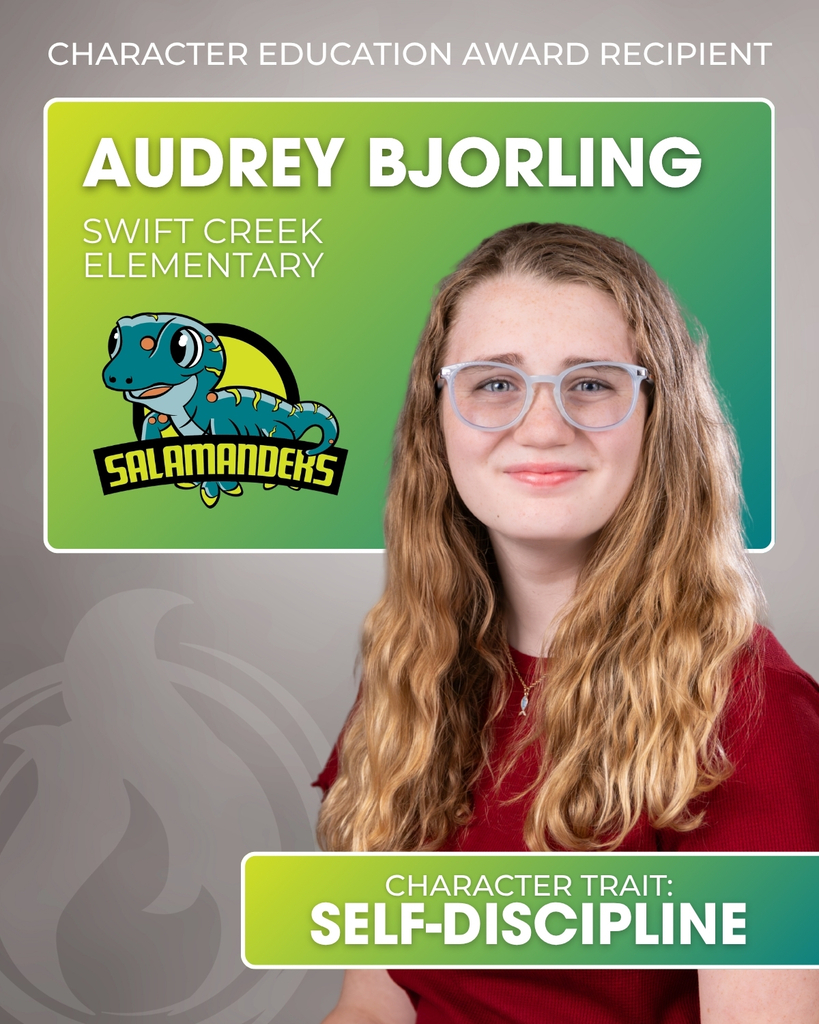Character Education Award Recipient
