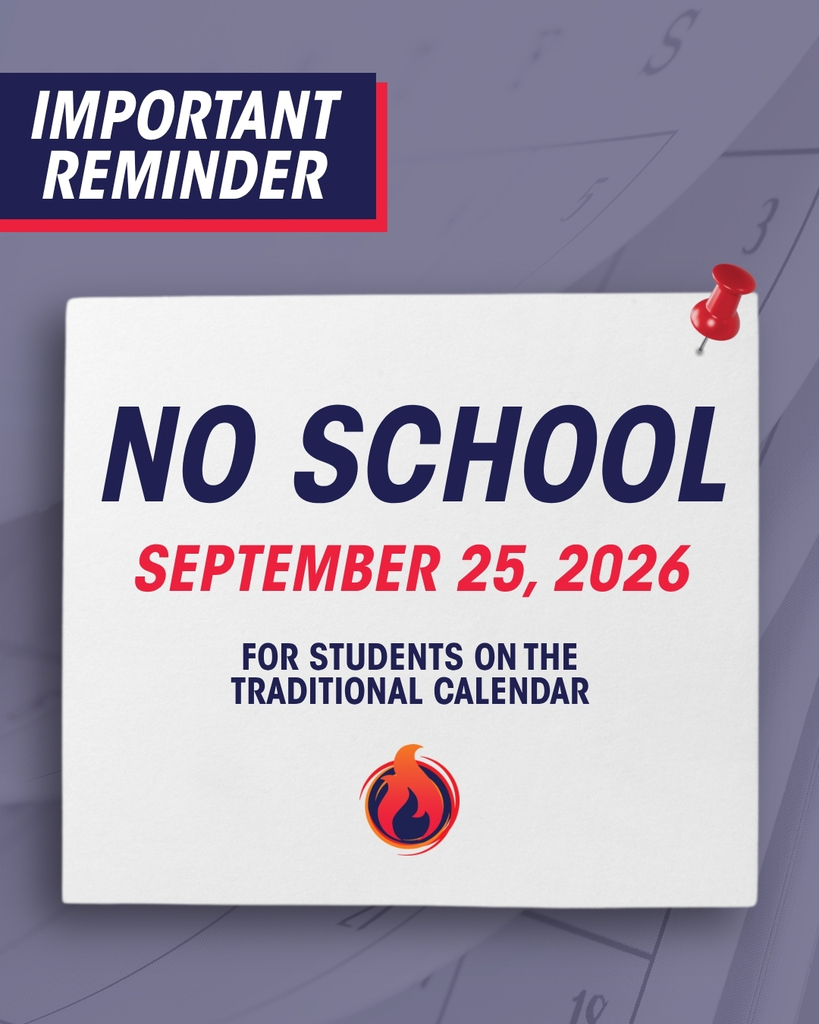 No School on September 25, 2026