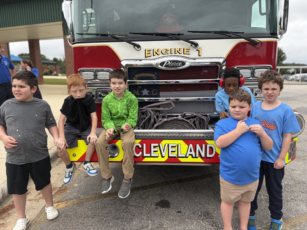Cleveland Fire Truck Visit