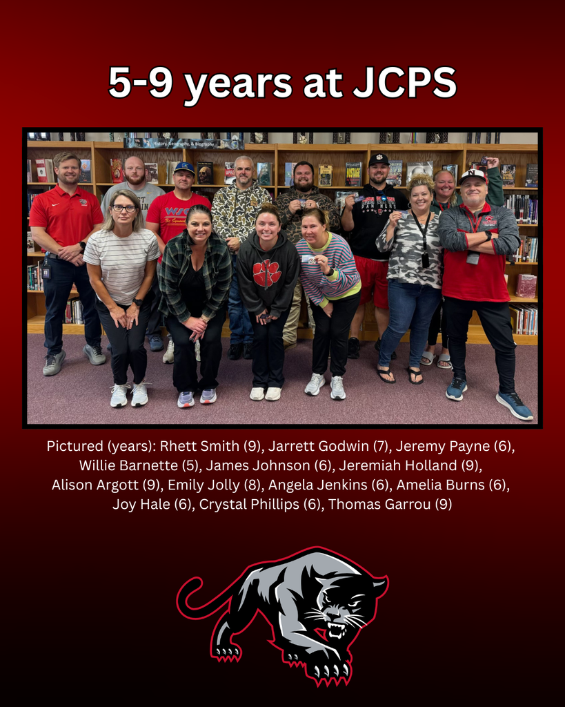 5 years at JCPS