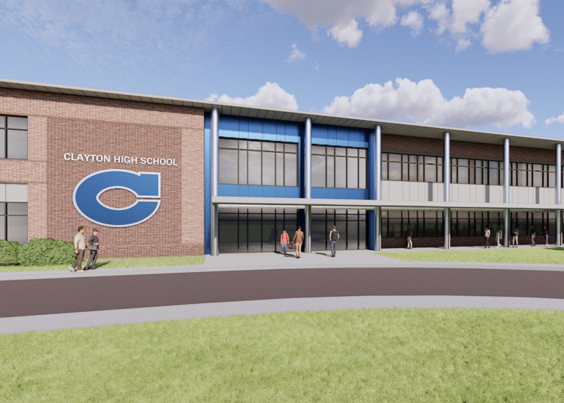 Clayton High Rebuild Main Entrance