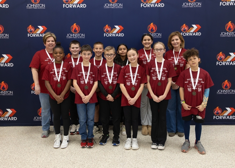 The Riverwood Elementary team poses for a group photo with their third place medals.