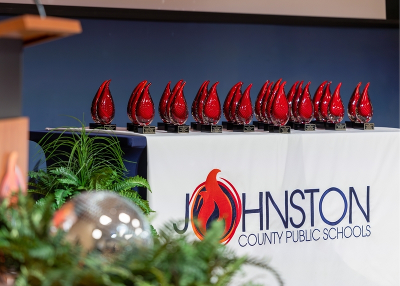 The Spotlight on Excellence Employee of the Year awards shine under the spotlight as the celebration gets underway.