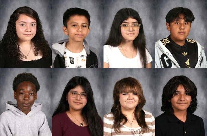 Eight Junior High Student Wadsworth Scholarship Recipients