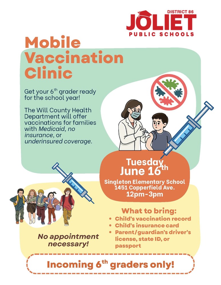 Moblie Vaccination Clinic flyer
