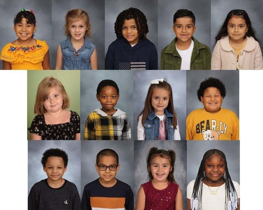 photo collage of Pershing students