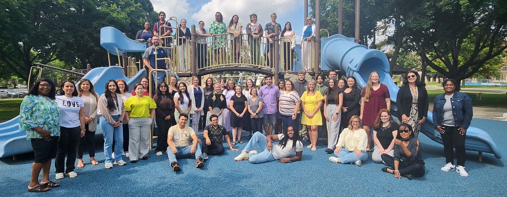 Group photo of Joliet District 86 new teachers
