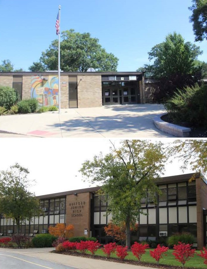 photos of Gompers and Hufford Schools