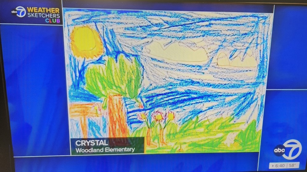 Woodland student drawing