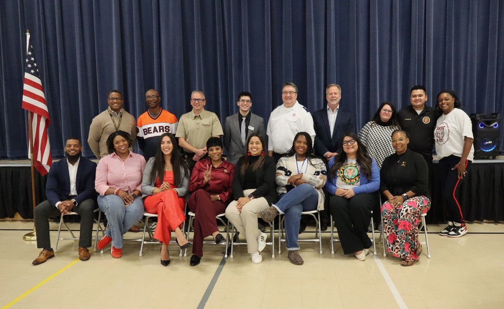 group picture of Principal for a Day honorary principals