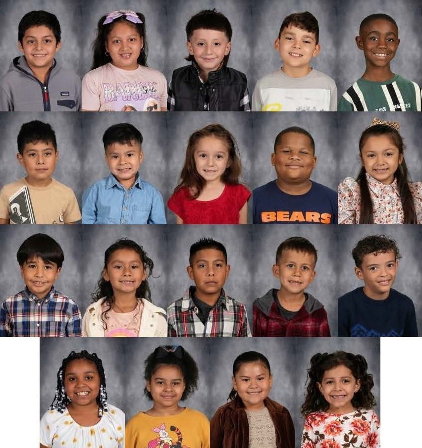 Photo collage of Woodland Students of the Month, November 2025